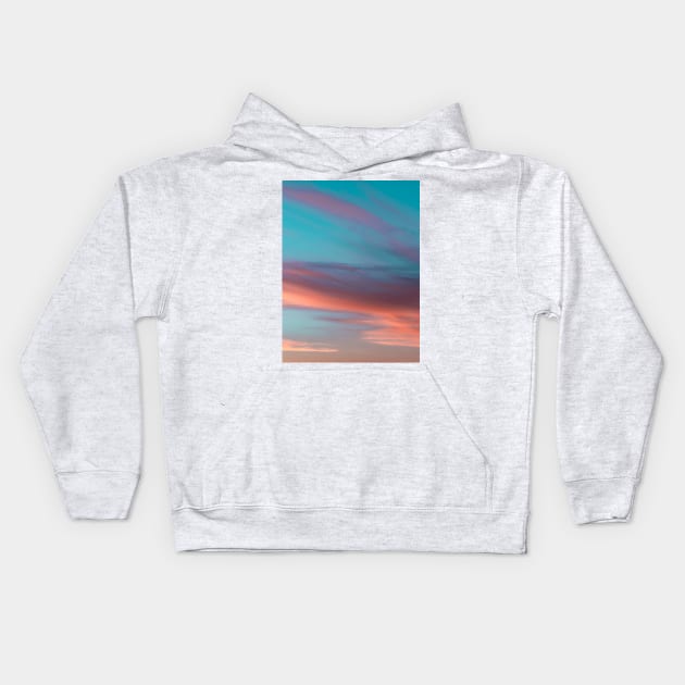 Fall Sunset - TeePublic Exclusive! Kids Hoodie by Cascadia by Nature Magick
